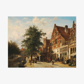 The Zuiderhavendijk, Enkhuizen by Cornelis Springer - thumbnail_0_nf_66fc1cf48213847b6f35791f
